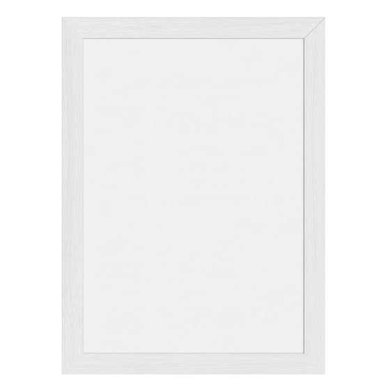 Dwustronna biała tablica kredowa w białej ramie 40x30x1cm Securit