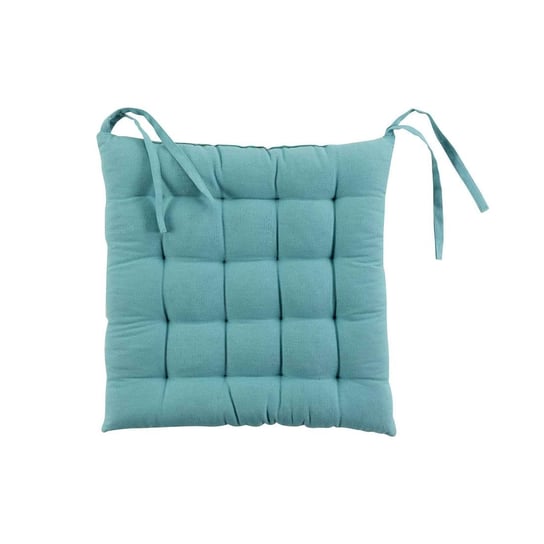 Dwustronna poduszka na krzesło, niebieska/antracytowa, 40 x 40 cm Douceur d'intérieur