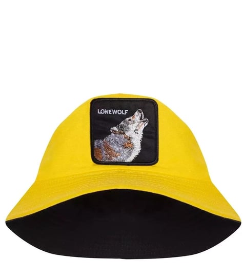 Dwustronny Kapelusz  BUCKET HAT haft WILK Agrafka