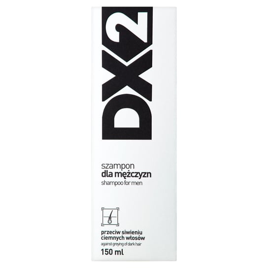 DX2, szampon przeciw siwieniu ciemnych włosów dla mężczyzn, 150 ml DX2