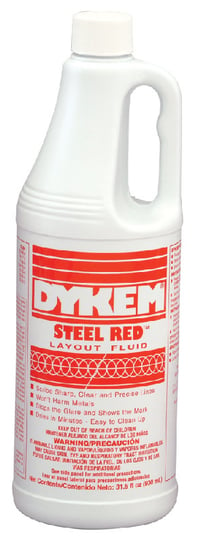 Dykem Płyn do trasowania Steel Red (Layout) 930ml DYKEM