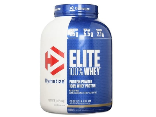 Dymatize, Odżywka białkowa, Elite Whey Protein, 2100 g, cookies cream Dymatize
