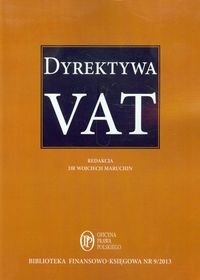 Dyrektywa VAT Opracowanie zbiorowe