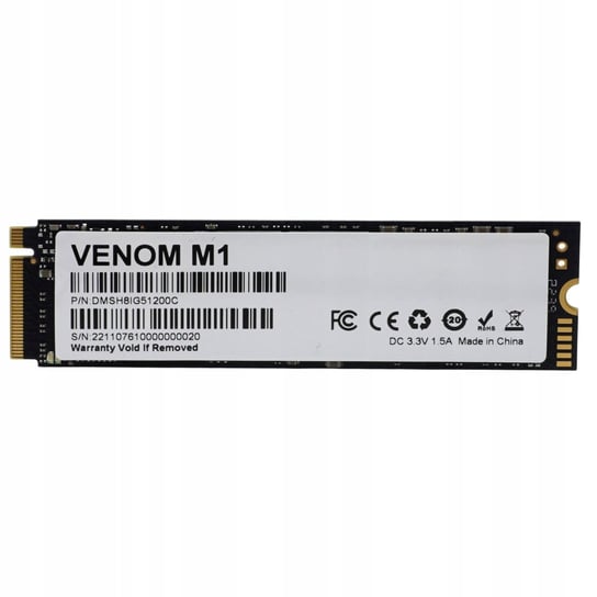 Dysk do komputera laptopa SSD VENOM M1 128GB TLC M.2 PCIe 2280 2000/700MBs ELECTRONICA 4U