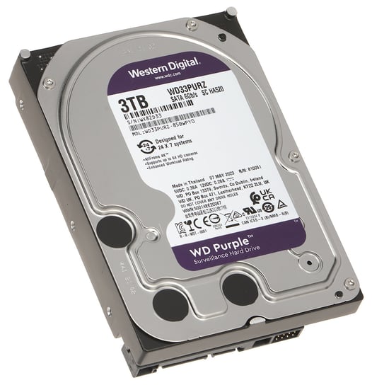 DYSK DO REJESTRATORA HDD-WD33PURZ 3TB 24/7 WESTERN DIGITAL Western Digital