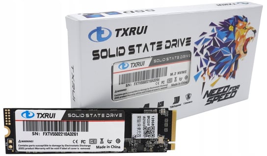 Dysk pamięć do komputera SSD M.2 NVME TXRUI 128GB 2280 Need For Speed TXRUI