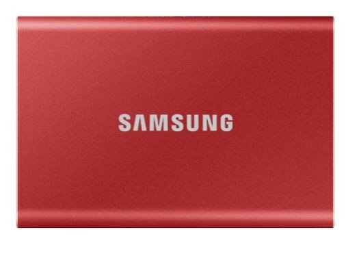 Dysk SAMSUNG Portable T7 MU-PC500R/WW, 500GB USB 3.2 Gen.2 czerwony Samsung Electronics