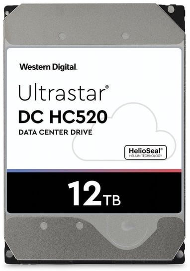Dysk serwerowy HDD Western Digital Ultrastar DC HC520 (He12) HUH721212ALE600 (12 TB; 3.5"; SATA III) Western Digital