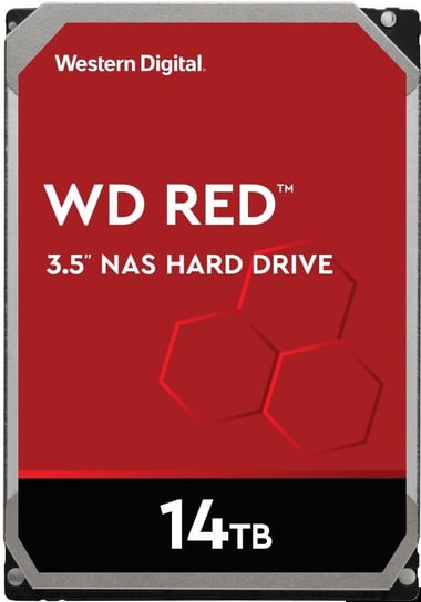 Dysk serwerowy WD Red WD140EFFX, 14 TB HDD 14 TB, 3.5", SATA III, 256 MB, 5400 obr/min Western Digital