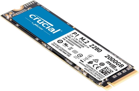 Dysk SSD Crucial P1 2TB M.2 PCIe M.2 x4 Gen3 NVMe Crucial