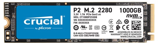 Dysk SSD Crucial P2 1TB M.2 PCIe NVMe Crucial