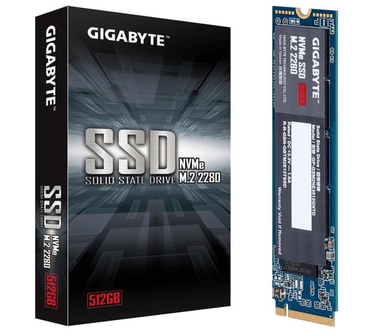 Dysk SSD GIGABYTE GP-GSM2NE3512GNTD, 512 GB, M.2, PCIe NVMe 3.0 x4 Gigabyte