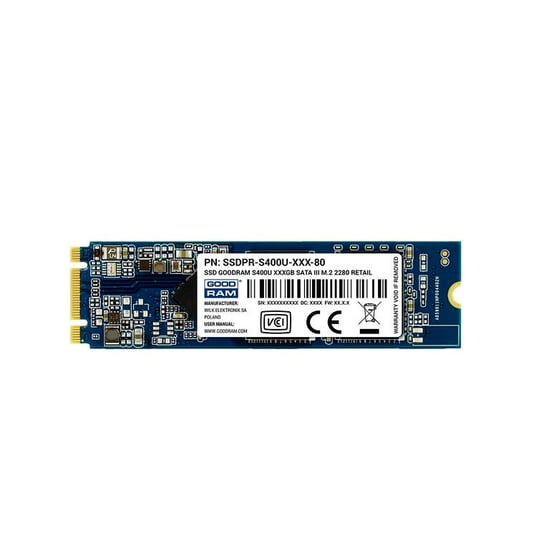 Dysk SSD GOODRAM SSDPR-S400U-480-80, M.2, 480 GB, SATA III, 550 MB/s GoodRam