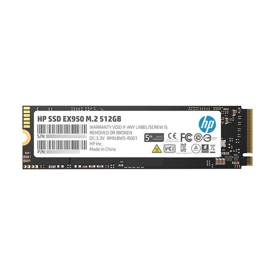 Dysk SSD HP EX950, M.2 (2280), 512 GB, PCI Express, 2250 MB/s HP
