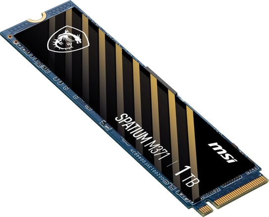 Dysk SSD MSI SPATIUM M371 1TB PCIe Gen3x4 NVMe M.2 2280 (2350/1700 MB/s) 3D NAND MSI