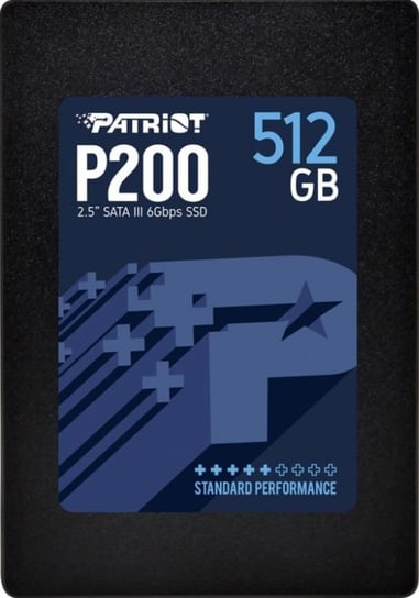 Dysk SSD PATRIOT P200, 2.5", 512 GB, SATA III, 530 MB/s Patriot