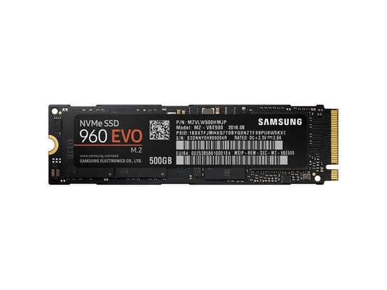 Dysk SSD SAMSUNG 960 EVO, NVMe M.2, 500 GB, 3200 MB/s Samsung