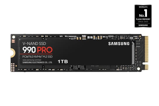 Dysk SSD Samsung 990 PRO PCle 4.0 NVMe™, M.2, 1T MZ-V9P1T0BW Samsung