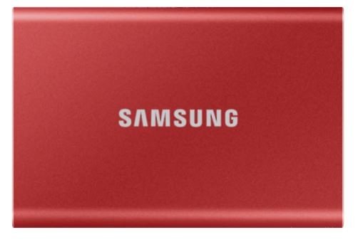 Dysk SSD SAMSUNG Portable T7 MU-PC1T0R/WW, 1TB USB3.2 GEN.2 czerwony Samsung