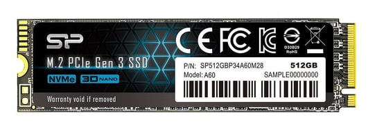 Dysk SSD SILICON POWER Ace A60 SP512GBP34A60M28, 512 GB, M.2, PCIe NVMe 3.0 x4 Silicon Power