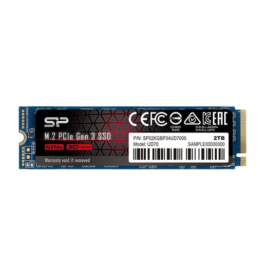 Dysk SSD Silicon Power UD70 SP02KGBP34UD7005 (2 TB ; M.2; PCIe NVMe 3.0 x4; QLC) Silicon Power