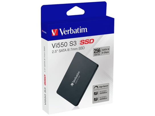 Dysk SSD VERBATIM VI550, 256 GB, 2.5" Verbatim