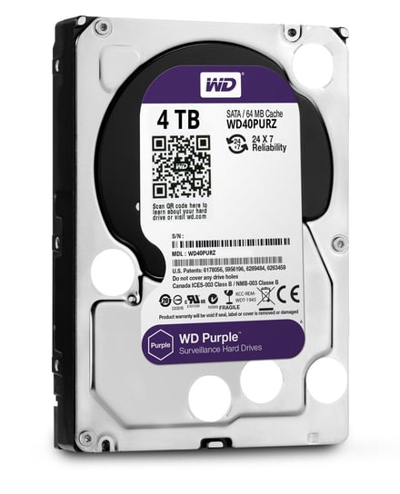 Dysk twardy HDD 4TB 3.5" WD Purple WD43PURZ Western Digital