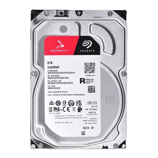 Dysk twardy HDD Seagate IronWolf 6TB 3,5" SATA ST6000VN006 Seagate