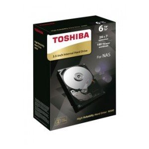 Dysk twardy HDD TOSHIBA N300 HDWN160EZSTA, 3.5", 6 TB SATA III, 7200 obr./min. Toshiba