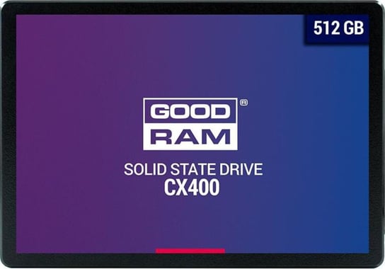 Dysk twardy SSD GOODRAM CX400 SSDPR-CX400-512, 2.5”, 512 GB, SATA III, 550 MB/s GoodRam