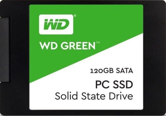 Dysk twardy SSD WESTERN DIGITAL Green WDS120G2G0A, 2.5”, 120 GB, SATA III, 545 MB/s Western Digital