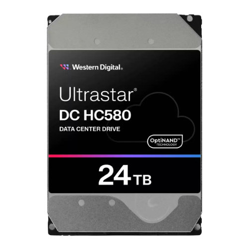 Dysk twardy Western Digital Ultrastar DC HC580 3.5'' HDD 24TB 7200RPM SATA 6Gb/s 512MB | 0F62796 Western Digital