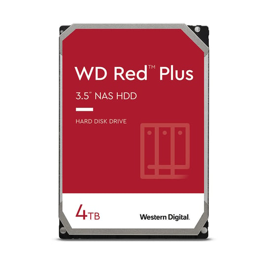 Dysk WD Red Plus WD40EFZX 4TB sATA III 128MB. Western Digital