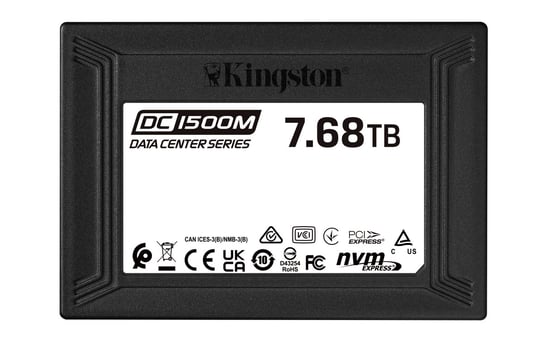 Dysk wewnętrzny SSD Kingston DC1500M 7,68TB U.2 Enterprise NVMe Kingston