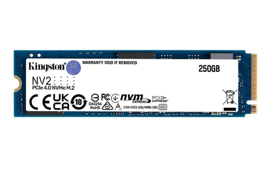 Dysk wewnętrzny SSD NV2 250GB M.2 2280 PCIe 4.0 NVMe SSD Kingston