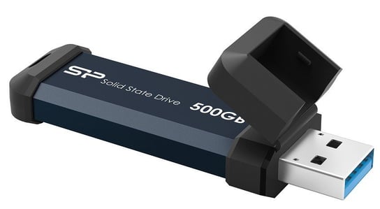 Dysk zewnętrzny SSD MS60 500GB USB 3.2 Silicon Power (SP500GBUF3S60V1B) Inna marka