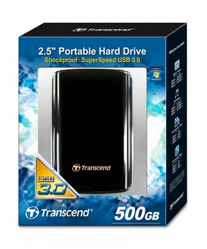 Dysk zewnętrzny TRANSCEND StoreJet 25 D3, 500 GB, USB 3.0 Transcend