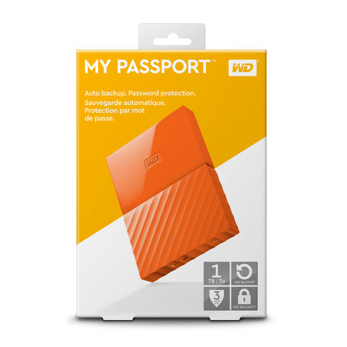 Dysk zewnętrzny WD My Passport WDBYNN0010BOR-WESN, 1 TB, USB 3.0 Western Digital