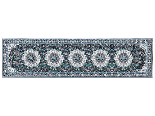 Dywan 80 x 300 cm niebieski GEDIZ Beliani
