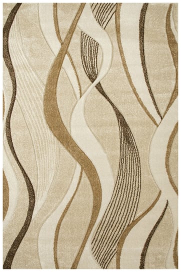 Dywan Amelia B178A cream/beige Beżowy Brązowy Wstęgi Fale -80x150 cm Inna marka