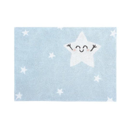 Dywan bawełniany, LORENA CANALS, Happy Star, niebieski, 120x160 cm Lorena Canals