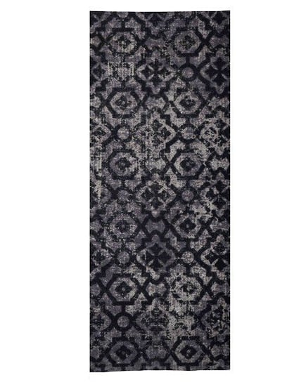 Dywan bawełniany, MIA HOME, czarno-szary, 180x60 cm MIA home