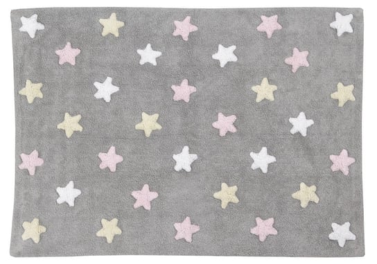 Dywan bawełniany, MIA HOME, Stars, szaro-różowy, 120x160 cm MIA home