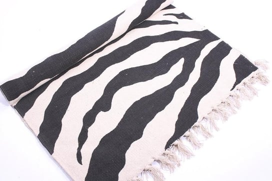Dywan bawełniany, MIA HOME, zebra, czarno-biały, 65x135 cm MIA home