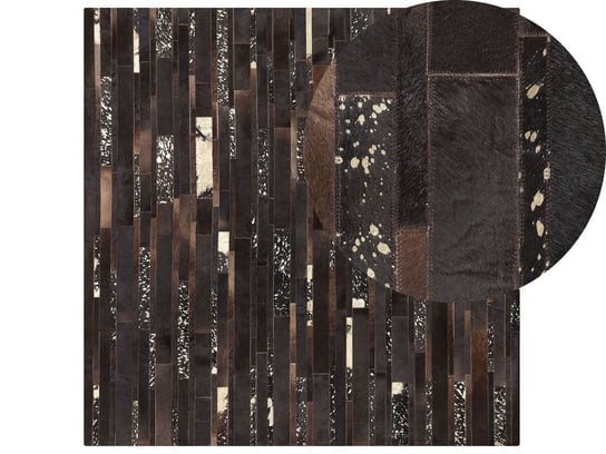 Dywan BELIANI Artvin, brązowy, 200x200 cm Beliani