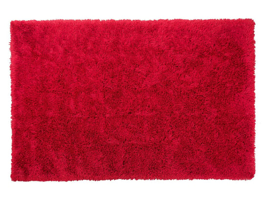 Dywan BELIANI Cide Shaggy, czerwony, 140x200 cm Beliani