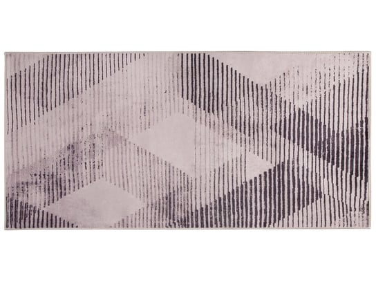 Dywan BELIANI Kale, beżowo-czarny, 80x150 cm Beliani
