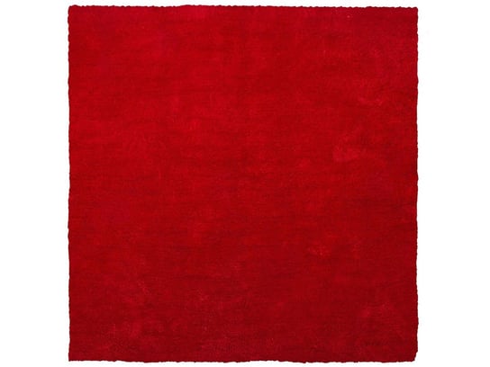 Dywan BELIANI Shaggy Demre, czerwony, 200x200 cm Beliani