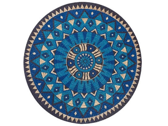 Dywan BELIANI Unur, niebieski, 140 cm Beliani