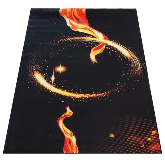 Dywan BLACK and GOLD N 15 czarny 80 x 150 cm Inna marka